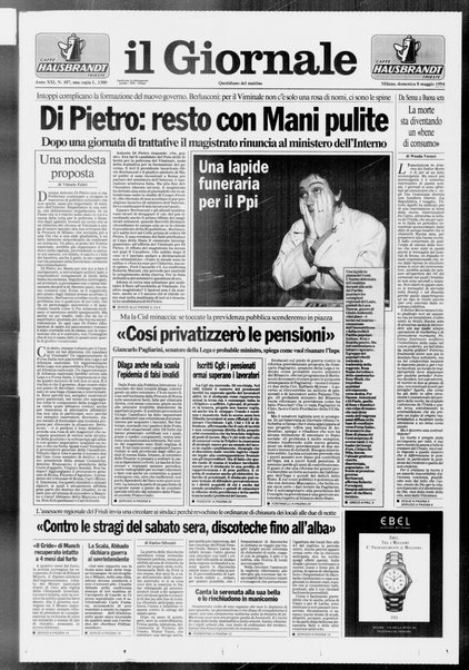 Il giornale : quotidiano del mattino